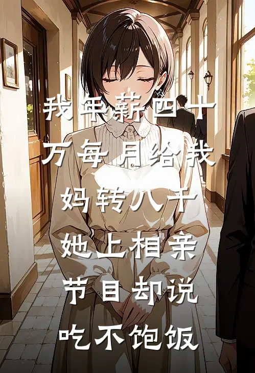 我年薪四十万每月给我妈转八千，她上相亲节目却说吃不饱饭
