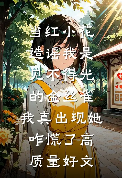 当红小花造谣我是见不得光的金丝雀，我真出现她咋慌了高质量好文