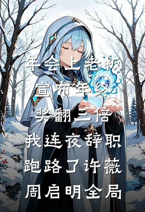 年会上老板宣布年终奖翻三倍，我连夜辞职跑路了许薇周启明全局