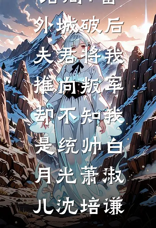 结局+番外城破后夫君将我推向叛军，却不知我是统帅白月光萧淑儿沈培谦