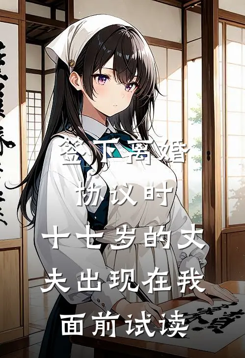 签下离婚协议时，十七岁的丈夫出现在我面前试读