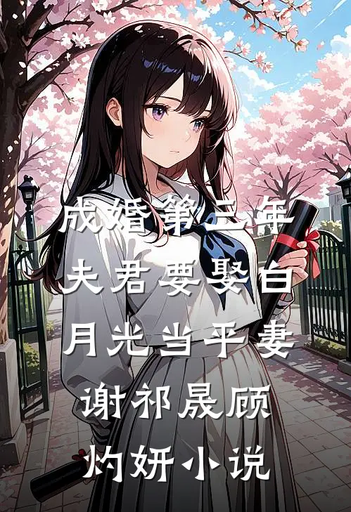 成婚第三年，夫君要娶白月光当平妻谢祁晟顾灼妍小说