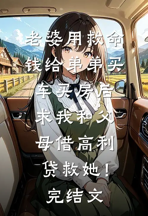 老婆用救命钱给弟弟买车买房后，求我和父母借高利贷救她！完结文
