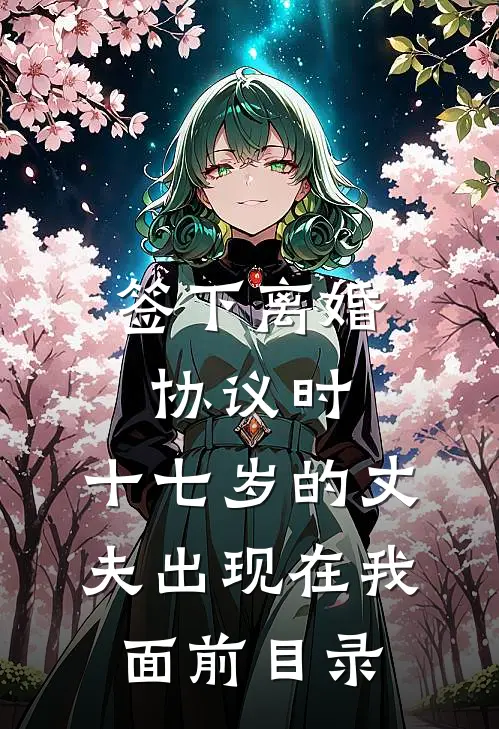 签下离婚协议时，十七岁的丈夫出现在我面前目录