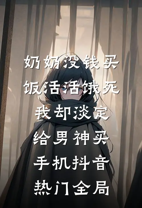 奶奶没钱买饭活活饿死，我却淡定给男神买手机抖音热门全局
