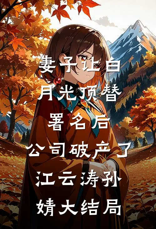 妻子让白月光顶替署名后，公司破产了江云涛孙婧大结局
