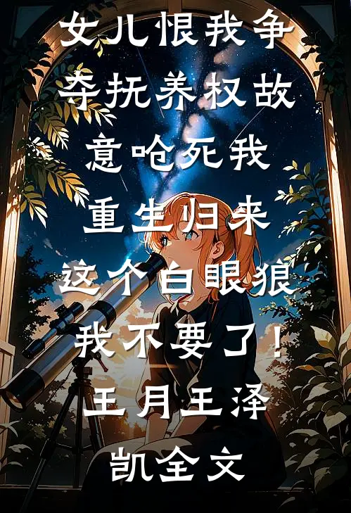女儿恨我争夺抚养权故意呛死我，重生归来，这个白眼狼我不要了！王月王泽凯全文
