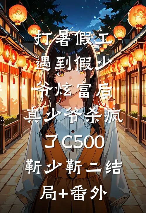 打暑假工遇到假少爷炫富后，真少爷杀疯了C500靳少靳二结局+番外